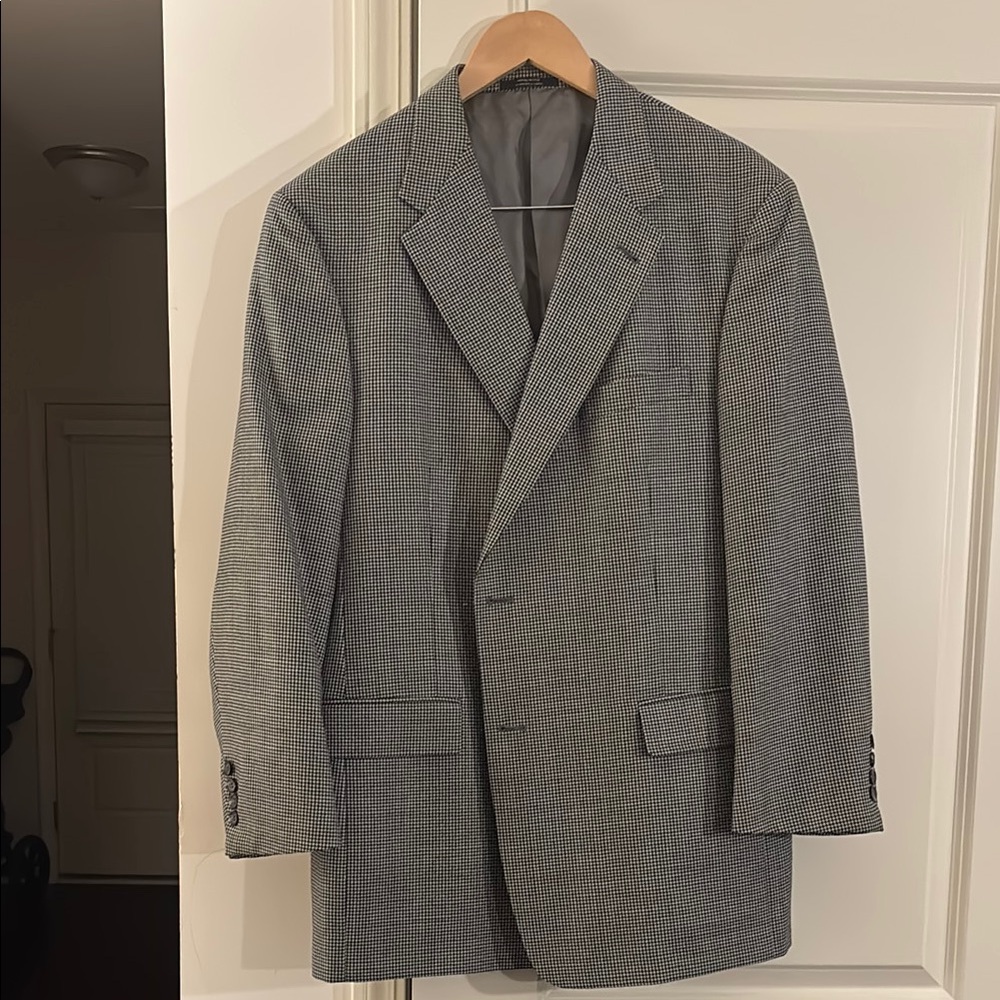 Hart Schaffner Marx Gray Sport Coat Classic Fit